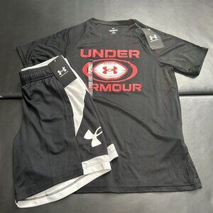 NWT Under Armour Athletic Set Boys Youth Size Medium